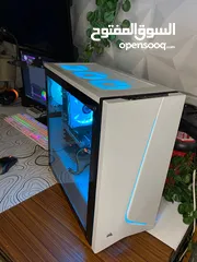  13 كمبيوتر ألعاب مكتبي – i5 / كرت GTX1060 6GB / رام 16GB / تخزين SSD+HDD / كيس CORSAIR RGB