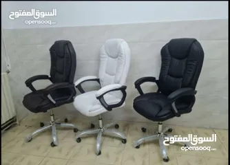  2 كرسي مدير جلد الأكثر مبيعآ راحة و فخامه غير شكل سماكة الجلد و الاسفنج مناسبه لراحة تدووم فترة طويلة