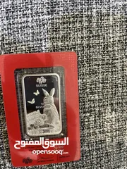  3 عملات فضيه أوزان مختلفه وعملات قديمه وورقيه silver coin 1 oz and 10 oz