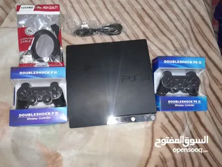  2 بلايستيشن 3 معدل 43 لعبه مع أيادي جداد