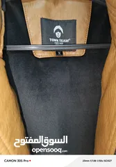  7 جاكيت جلد أصلي جديد جلد مصري من أفضل أنواع الجلود ماركةTOWN TEAM أنيق مقاس M