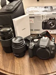  2 Camera Canon EOS 2000D. كاميرا كانون بروفشنال