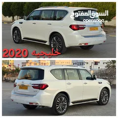  22 إنفينيتي QX80 خليجي بدون حوادث نهائيا بحالة الوكاله