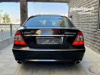  5 مرسيدس E200 2009 فحص كامل avantgarde كاملة الأضافات وارد الشركة غرغور بحالة الشركة