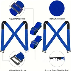  2 قشاط حمل الاثاث بدون جهد ولا معاناة، قطعتين لون ازرق لا عناء بعد اليوم، السعر يشمل التوصيل