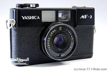  3 كاميرا تصوير يابانية مستعملة Yashica MF-2 Compact Camera