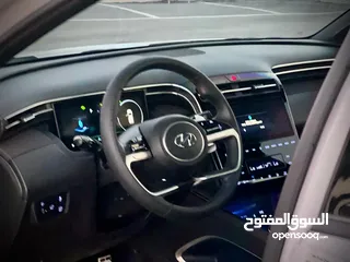  13 هونداي توسان 2023/ فل الفل فتحة سقف بانوراما  2x4 ///240Hp بنزين + كهرباء  ( Haybrid) 1600cc