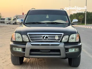  1 لكزس LX470 2006 وارد أميركا قطعتين صبغ بدون حوادث