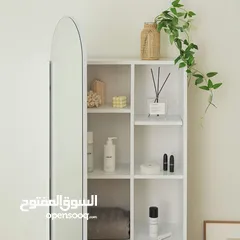  6 مرآة الرفوف الذكية الجميلة  جمال وتنظيم في مكان واحد رتبي أغراضك وشوفي جمالك بنفس المكان