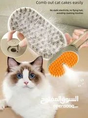  1 ماكنة تنظيف قطه او كلب  البخار لتعقيم القطط و انسبال شعرها و التخلص من الزائد و قتل كل البكتيريا و ا