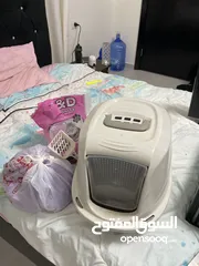  5 لتر بوكس للبسس نضيف كتير فش فيه ولا خراب و الرمل نظيف نظيف