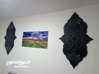  3 ديكور حائط خشب