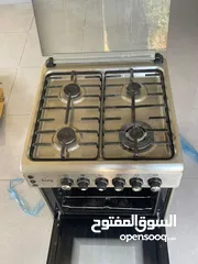  5 غاز مع فرن نوع King حاله جيده شغال 100/100