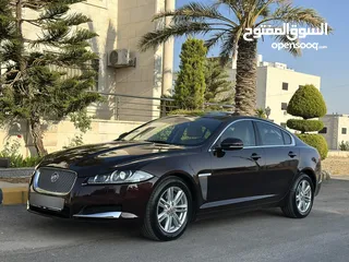  1 JAGUAR XF 2013 Full loaded (مخزنة) وارد الوكالة وصيانة الوكالة قاطعة مسافة 40 الف كم