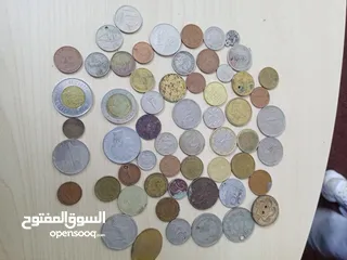  28 عملات معدنية نوادر قطع شحيح موجود