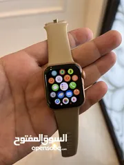  2 Apple watch series 6 golden rose