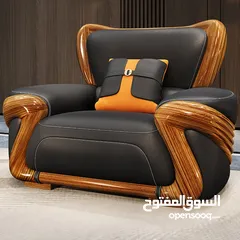  19 chair Rosewood ebony leather sofa