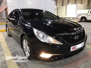  7 Hyundai Sonata 2013 mid option Black Excellent condition