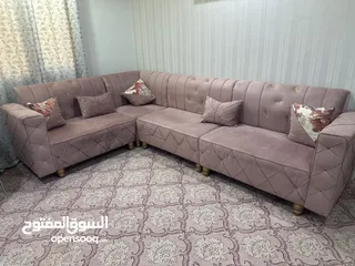  1 7-8 Seater Sofa with Cushions (Good Condition)