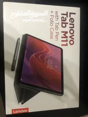  2 Lenovo tablet M11 with Pen+ Folio case 2024