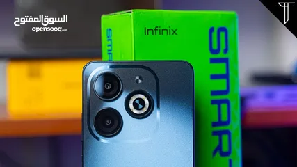  4 INFINIX SMART 8 PRO (4+4) (128-GB) NEW //// انفينكس سمارت 8 برو 8  رام 128 جيجا جديد