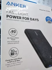  4 PowerBank Anker 20000mAh type-c out put باور بانك انكر الاصلي 20000 مل امبير  مخرج Type-C شحن سريع