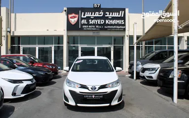 1 TOYOTA YARIS 2020 GCC EXCELLENT CONDITION WITHOUT ACCIDENT