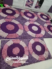  17 طاقم سجاد مطبخ. وطاقم دار نوم.وفرشه بيضاويه