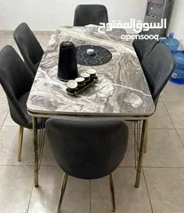  5 طاولة طعام فاخرة بتصميم عصري وأنيق