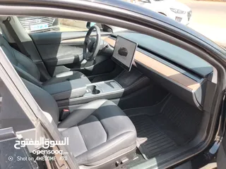  8 تسلا مدل 3 موديل 2023 عداد 14 الف ميل اصلي  فحص 7جيد لا مانع من فحص اوتوسكور من المستورد مباشره