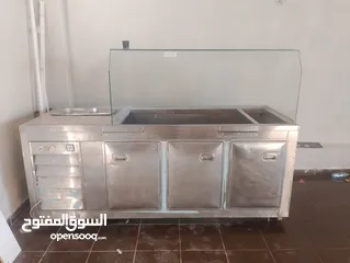  4 اغراض مطعم شبه مستعملة بحالة جيدة جدا