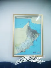  6 خارطة سلطنة عمان مع برواز