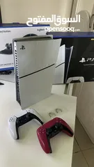  8 PS5 slim edition digital with 2controllers and 5 games and with the original box