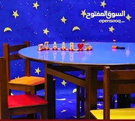  2 طاولات وكراسي اطفال للحضانات ورياض الأطفال مستورد نخب اول بمواصفات فاخرة وعالية الجودة بلاستيك مقوى