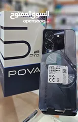  5 مستعمل ايام بالكرتونة pova 5 pro 5G  رام 16 جيجا  256 مكفول متوفر توصيل