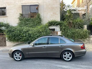  14 مرسيدس E200 فل كامل بانوراما موديل 2007
