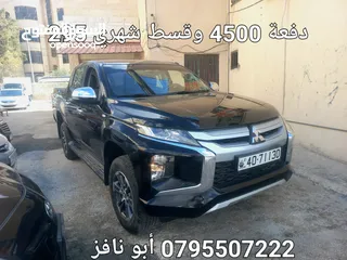  4 بكب متسوبيشي L200 موديل 2023 للبيع بدفعه أولى وقسط شهري 