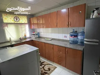  7 للايجار بعجمان شقه مفروشه غرفه وصاله قريبه من مدرسه الحكمه النعيميه 1