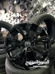  6 :-جنط تويوتا أصلي بحالة الوكالة :-قياس “18”