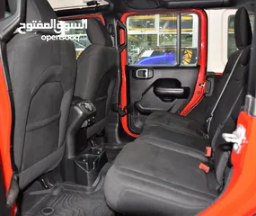 9 Jeep Wrangler Unlimited Sport ( 2019 Model ) Red Color GCC Specs