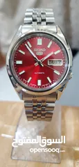  2 vintage Seiko 5 Automatic 7009 Red dial Japan made Mens Watch for Men