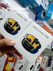  1 Realme Buds T100    السماعة الأكثر مبيعا كفالة 12 شهر