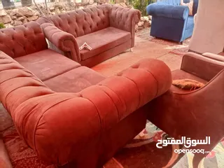  3 اثاث مستعمل للبيع بحاله جيده