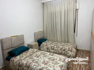  6 شقة مفروشة للايجار في المدينة الرياضية 3 نوم سوبر ديلوكس  700