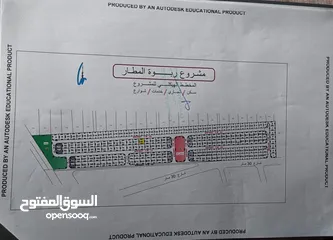  2 قطعة ارض إسكاني ومفروزة، 500 م في ربوة المطار، الجيزة السكة الشمالي1
