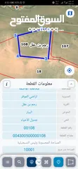  1 للبيع قطعة أرض 10 دونم في رجم بن عقل الموقر حوض البيار
