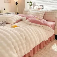  5 لأفخم والأجمل لشتاء 2026 وصل يا صبايا  لحاف فقاعات الأرنب المخملي