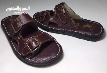  6 عرض خرافي اشتري شحاطه جلد طبيعي   بسعر8دينار شامل التوصيل داخل عمان والزرقاء   شحطات HAND MAED  جلد