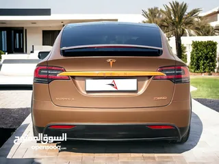  8 AED 2480 PM  TESLA MODEL X100D 2017  GCC  FIRST OWNER  Full Service History  No Accidents