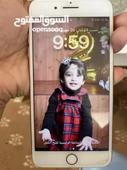  6 ايفون 8 بلس للبيع التلفون ولا خدش